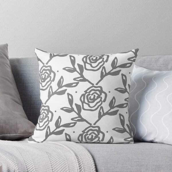 Item preview, Roses-Charcoal designed and sold by missmarilou.
