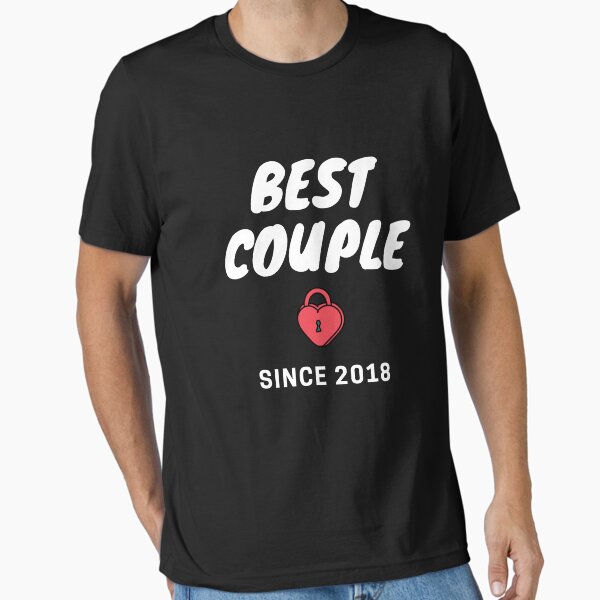 Item preview, Best couple since 2018 - Valentine's day 2021 idea for boyfriend/girlfriend - couple goals - anniversary designed and sold by whatisonmymind.