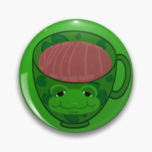 Item preview, Spill The Tea Frog Version 2 designed and sold by CarlysCalling.