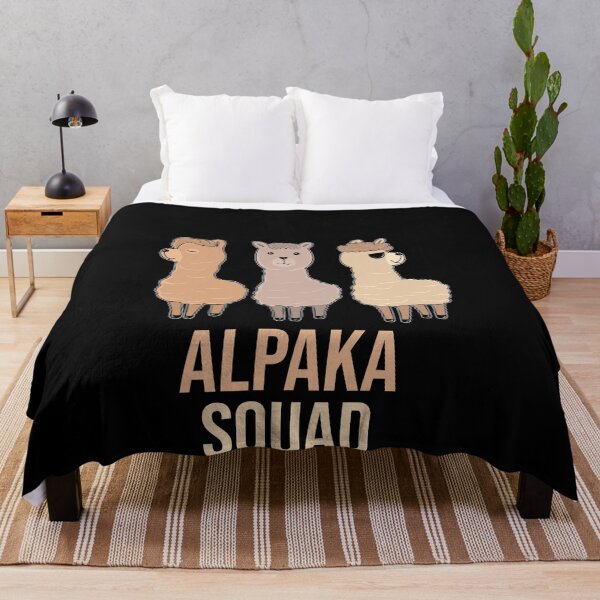 Artikelvorschau, Alpaka Squad - Niedlich Trend Flauschig Lama Motiv entworfen und verkauft von redshirtz.