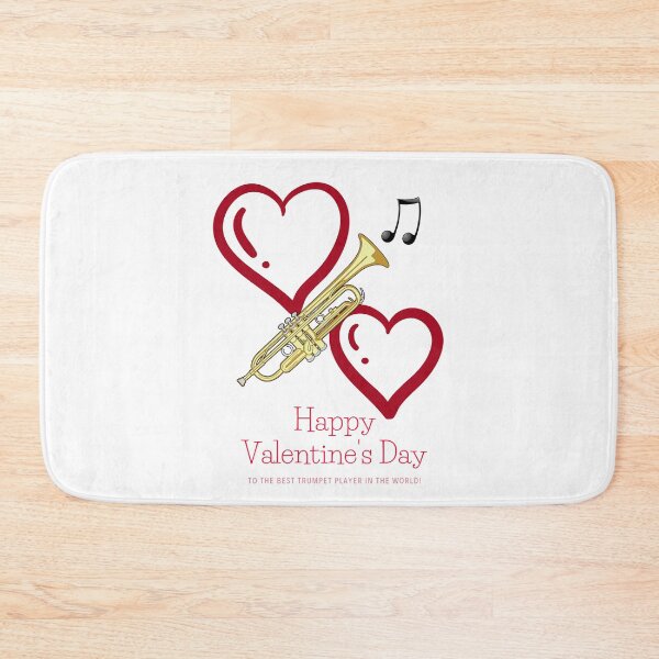 Item preview, Happy Valentine's Day - To the best Trumpet Player in the World! - Dark Red designed and sold by glide-products.