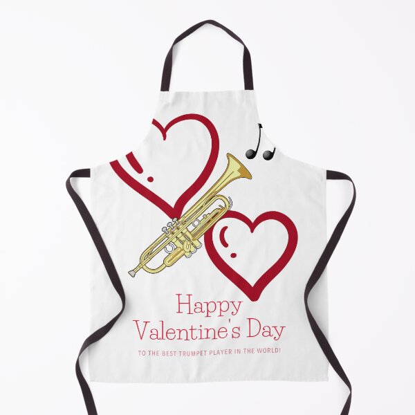 Item preview, Happy Valentine's Day - To the best Trumpet Player in the World! - Dark Red designed and sold by glide-products.