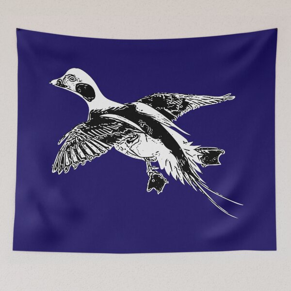 Item preview,  Longtail Duck White over Black Print  designed and sold by designsasstultd.