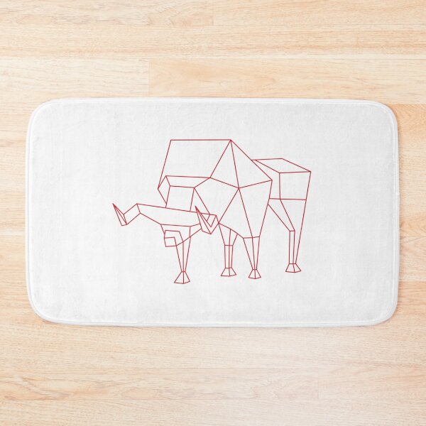 Item preview, Cubist Red bull run no text for online retail traders designed and sold by cinemadnesshirt.