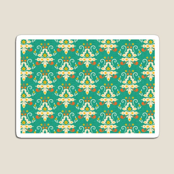 Item preview, Modern Damask Green Teal designed and sold by susycosta.