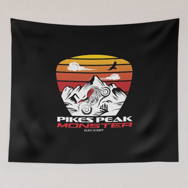 Item preview, Etoide Pikes Peak Sunset riding to the Mountains - Real Biker designed and sold by etoide.