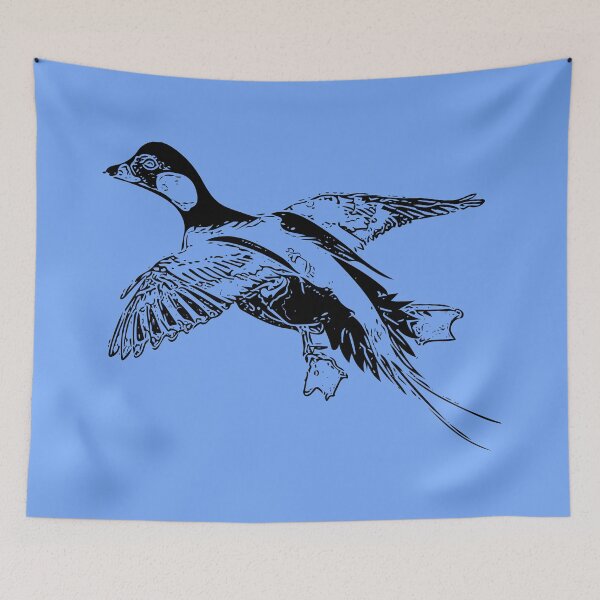 Item preview,   Longtail Duck Black Print  designed and sold by designsasstultd.