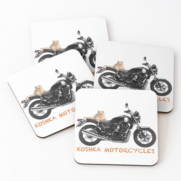 Item preview, Cat on skull bike designed and sold by motorzycle.