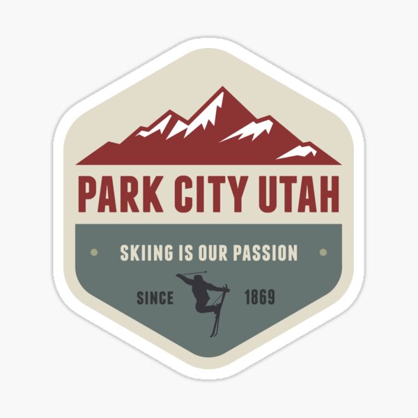 Park City Snow Ski sticker decal 
