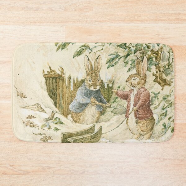 Item preview, Peter and Benjamin in the snow  - Beatrix Potter designed and sold by Vintage Designs +.