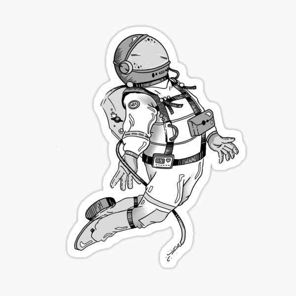 Astronaut Sticker