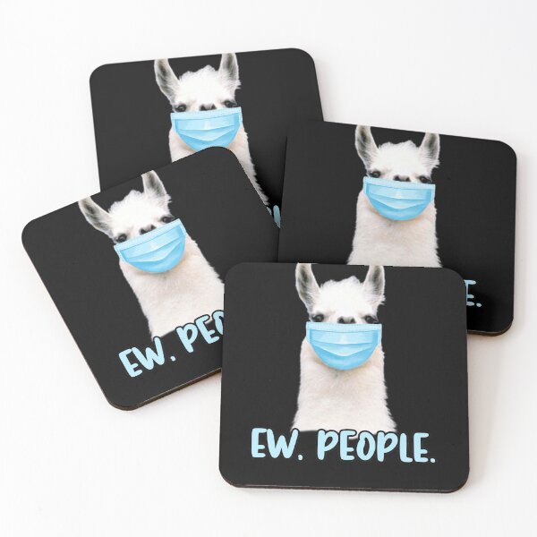 Item preview, EW. People. Alpaca Pandemic Mouthguard Llama Motif designed and sold by redshirtz.