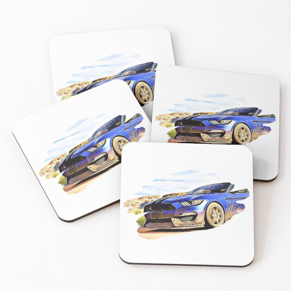 Item preview, Mustang GT500 Action Art Print designed and sold by Auto-Prints.