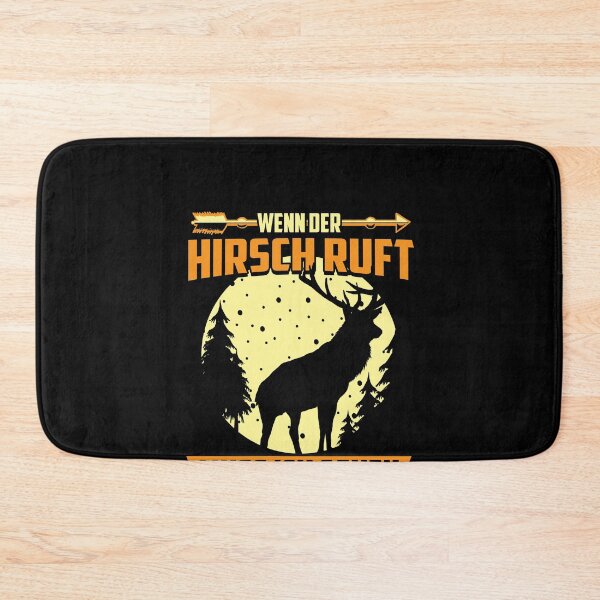 Item preview, When the stag calls hunting game antlers hunter motif designed and sold by redshirtz.