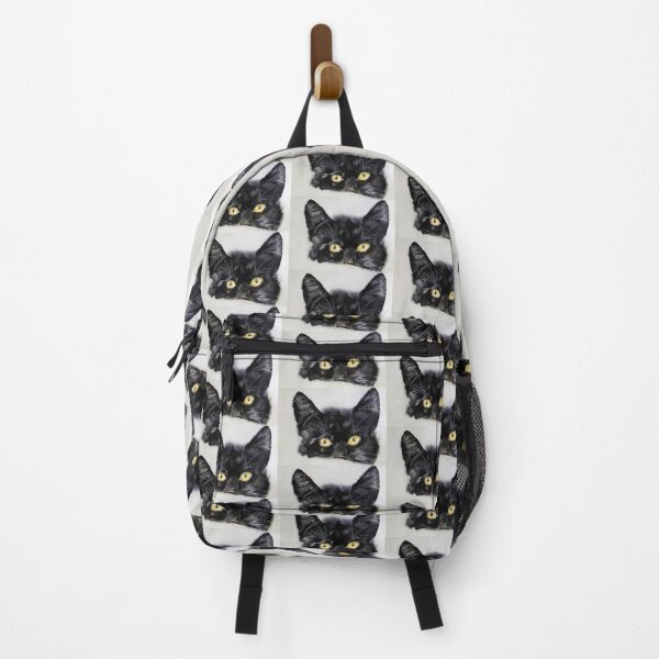 Item preview, black cat animal art designed and sold by joelle Guillaume.