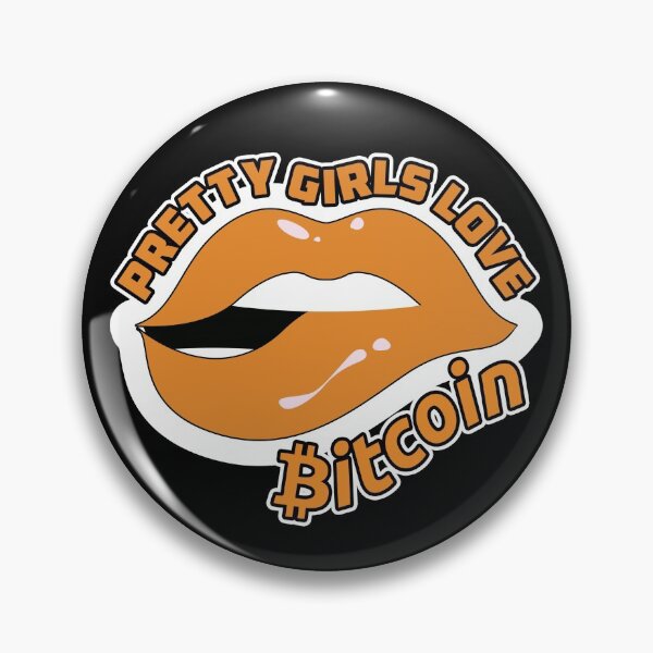 Item preview, Pretty GIrls Love Bitcoin BTC Cryptocurrency Women designed and sold by mBshirts.