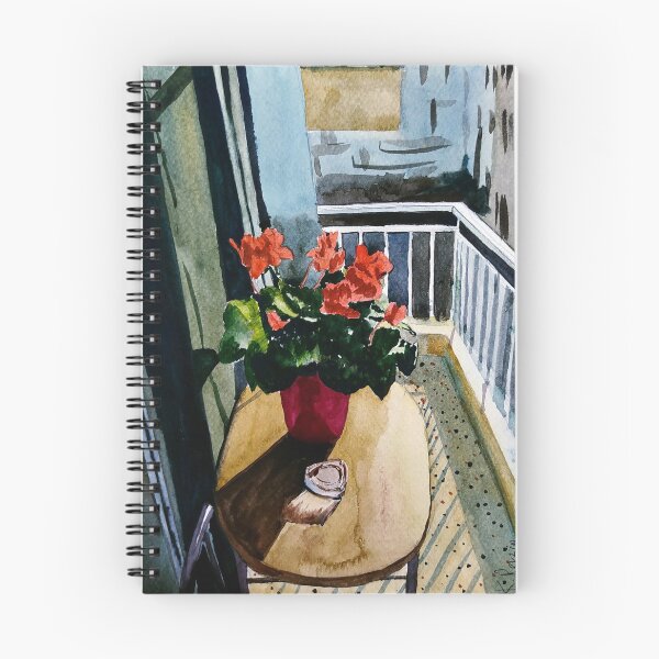 Item preview, The watercolor balcony designed and sold by revzinart.
