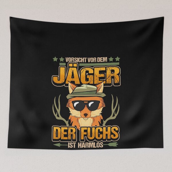 Item preview, The fox is harmless - Hunter Funny Hunting High Seat designed and sold by redshirtz.