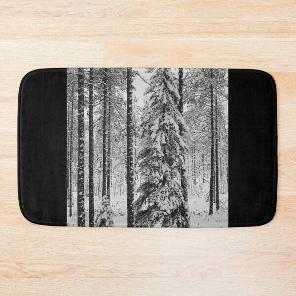 Item preview, Spruces and pines black and white designed and sold by Jouko Lehto Photography.