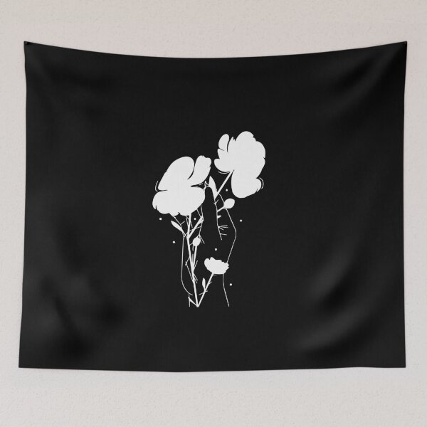 Item preview, Hand holding flower siluette designed and sold by ImpulseGarment.