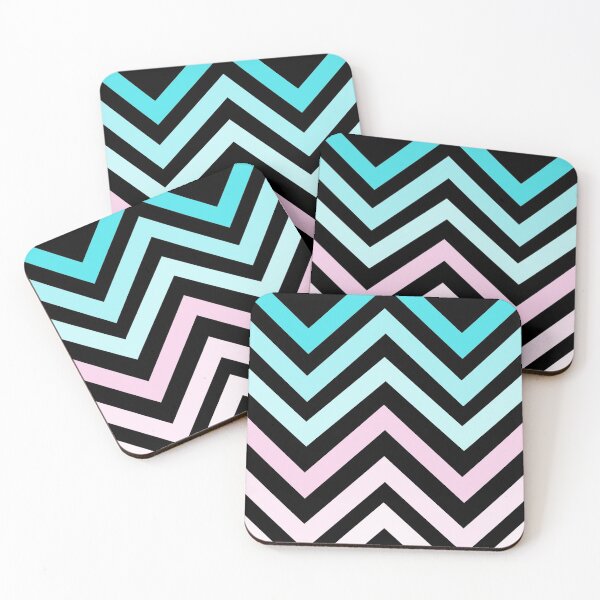 Item preview, Chevron Pattern - Blue & Pink designed and sold by BachAndBoyo.