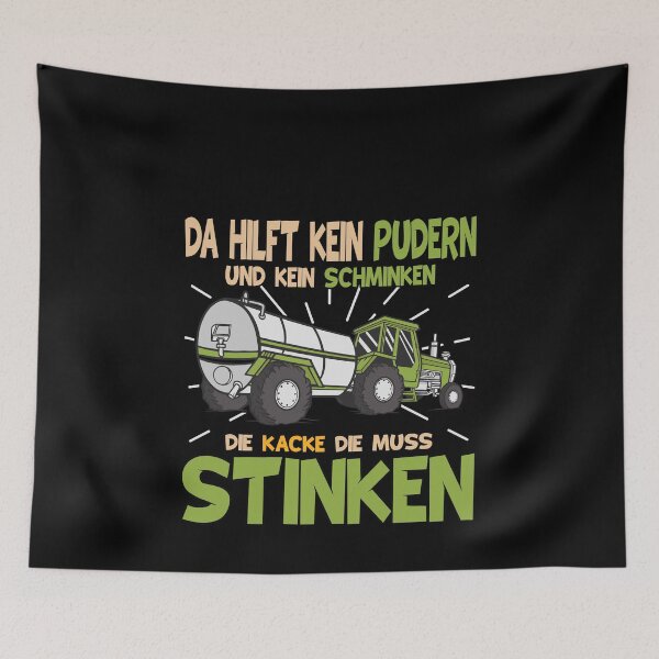 Item preview, Pudern Schmicken Stinken - farmer slurry driver designed and sold by redshirtz.