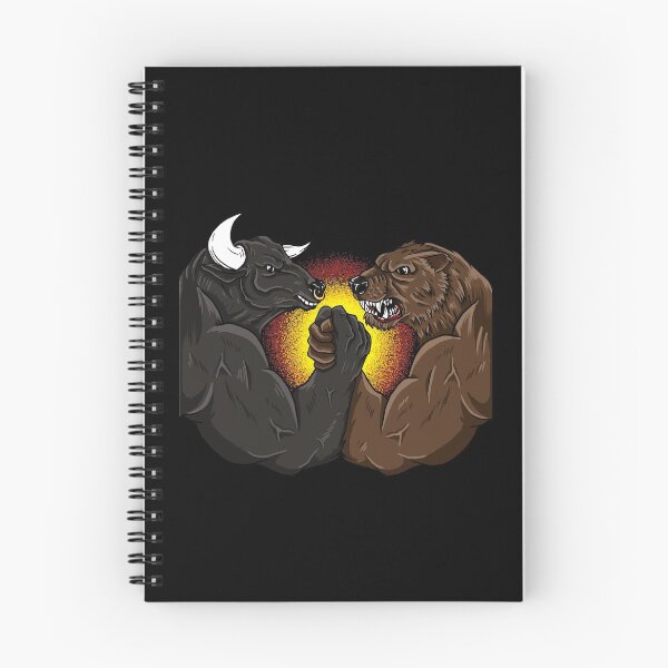 Item preview, Taurus and Bear Stock Markets Shares Finances Trading Motif designed and sold by redshirtz.
