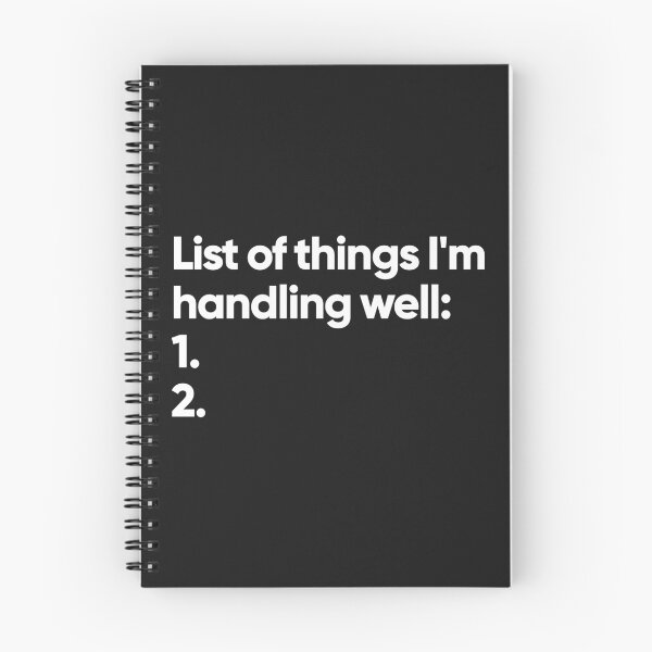 Item preview, List of things I'm handling well designed and sold by Bojkiw.