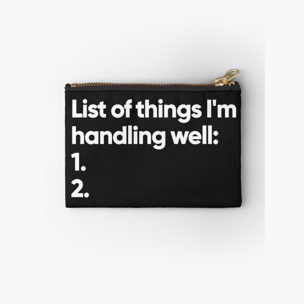 Item preview, List of things I'm handling well designed and sold by Bojkiw.