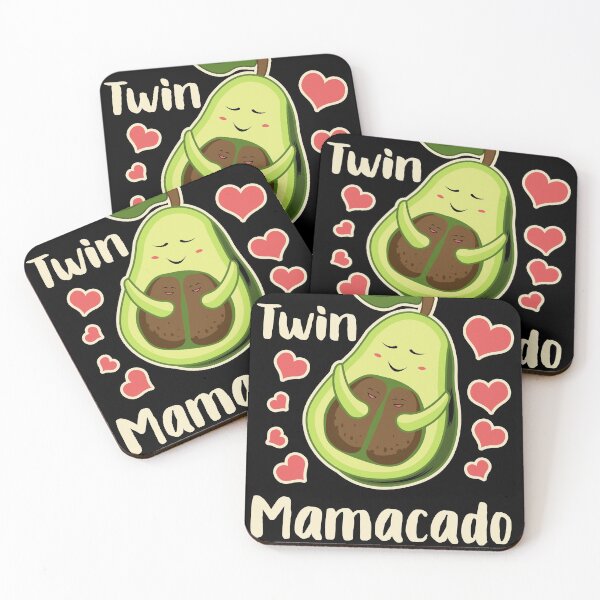 Item preview, Twin Mamacado - Twins Pregnant Mom Avocado designed and sold by redshirtz.