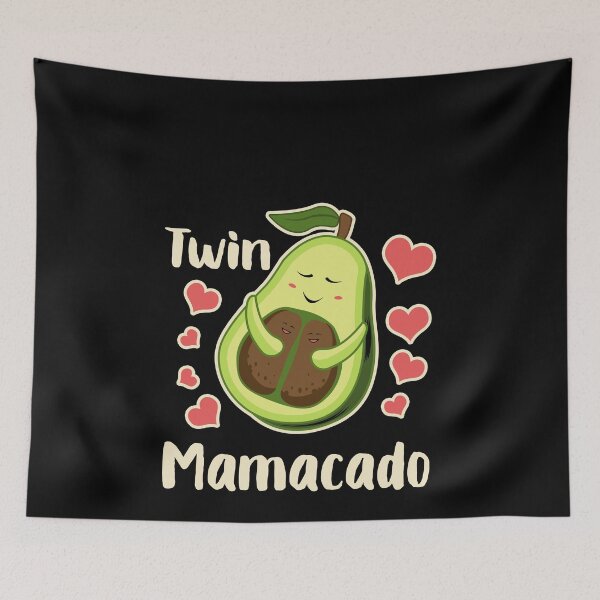 Item preview, Twin Mamacado - Twins Pregnant Mom Avocado designed and sold by redshirtz.