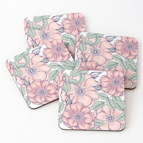 Item preview, FLOWER PATTERN, HAND PAINTED FLOWERS designed and sold by angelescar.