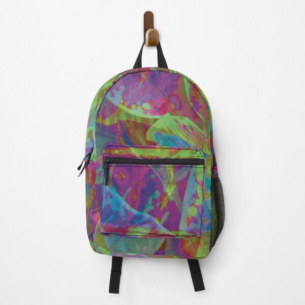 Item preview, Abstract Psychedelic Fluro Leaves designed and sold by Trixiloo.