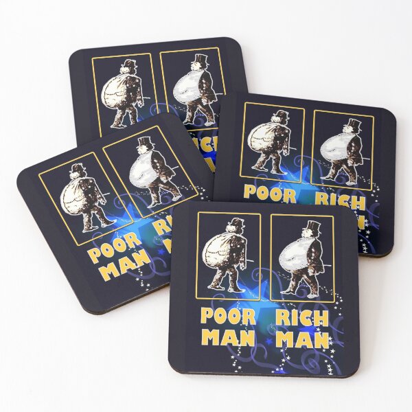 Item preview, POOR MAN,RICH MAN funny T shirt designed and sold by arkanabbas2000.