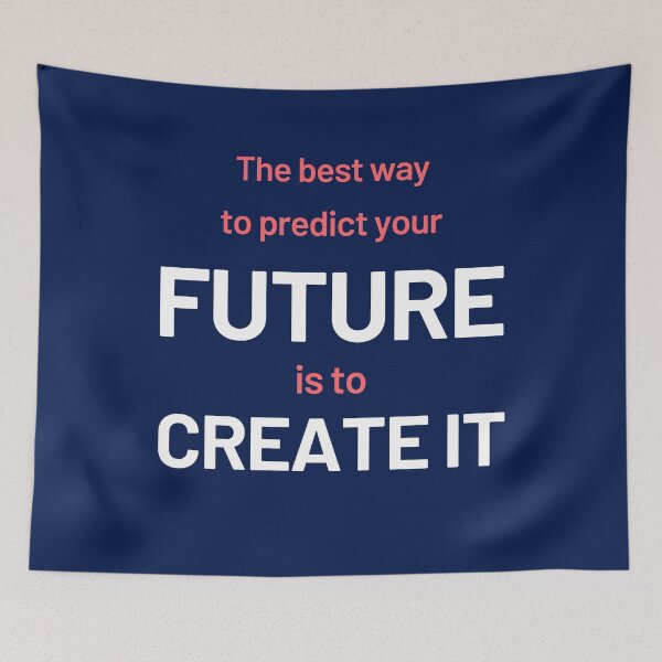 Item preview, The Best Way To Predict Your Future Is To Create It Abraham Lincoln Quote (Retro) designed and sold by DesignsofNote.
