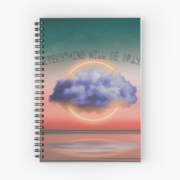 Item preview, Everything will be okay/ motivational message/ minimal designed and sold by From-Novels.