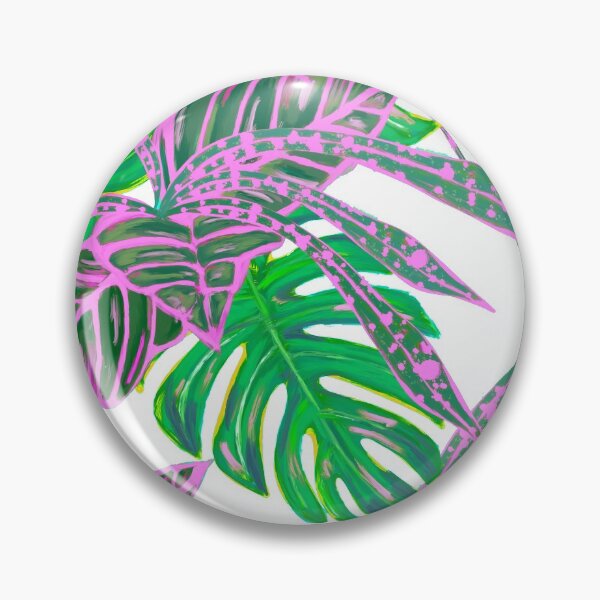 Item preview, Colorful Tropical Leaves Pattern designed and sold by 30-Merch.