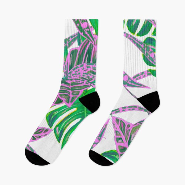 Item preview, Colorful Tropical Leaves Pattern designed and sold by 30-Merch.