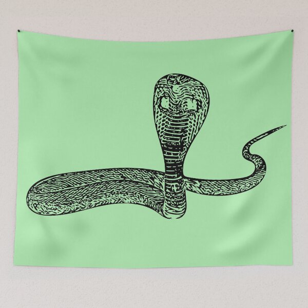 Artikelvorschau, Cobra White Black Print entworfen und verkauft von designsasstultd.