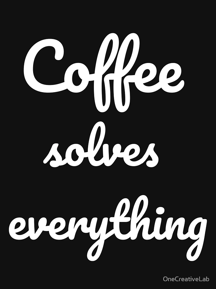Thumbnail 6 von 6, Premium Oversized Pullover, Coffee solves everything designt und verkauft von OneCreativeLab.