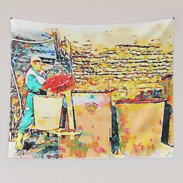 Item preview, Hortus Conclusus: farmer with pomace in the cellar designed and sold by Giuseppe Cocco.