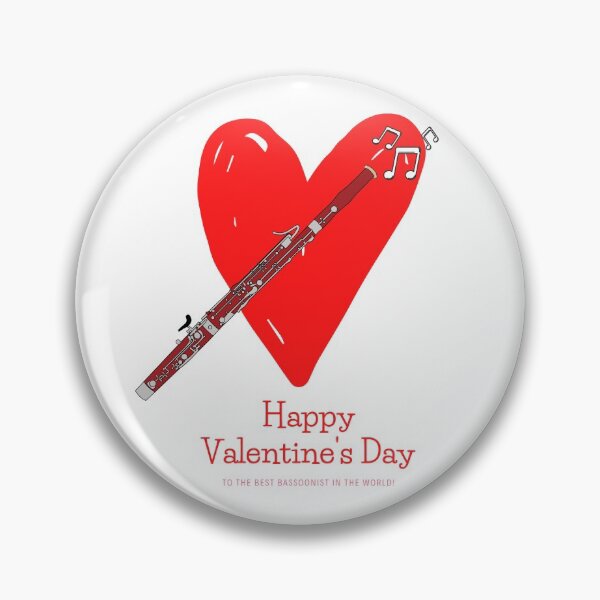 Item preview, Happy Valentine's Day - To The Best Bassoonist in the World! designed and sold by glide-products.