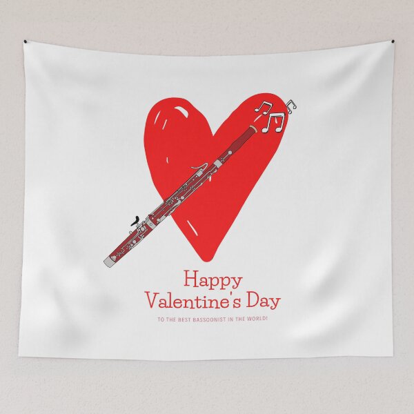 Item preview, Happy Valentine's Day - To The Best Bassoonist in the World! designed and sold by glide-products.