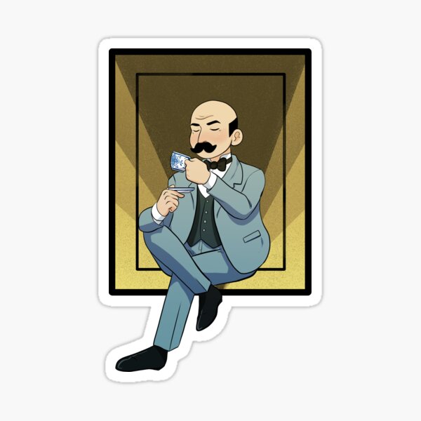 Hercule Poirot Sticker