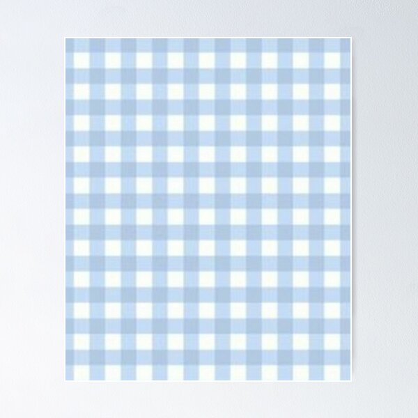 Aperçu de l'œuvre Carreaux pastel bleu et blanc créée et vendue par DesignbyTaffy.