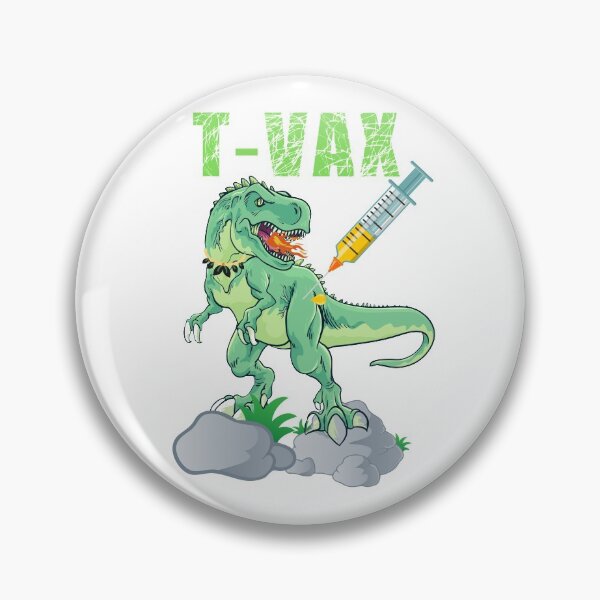 Artikelvorschau, Impfstoff Meme T-Vax Dinosaurier entworfen und verkauft von Beluved.