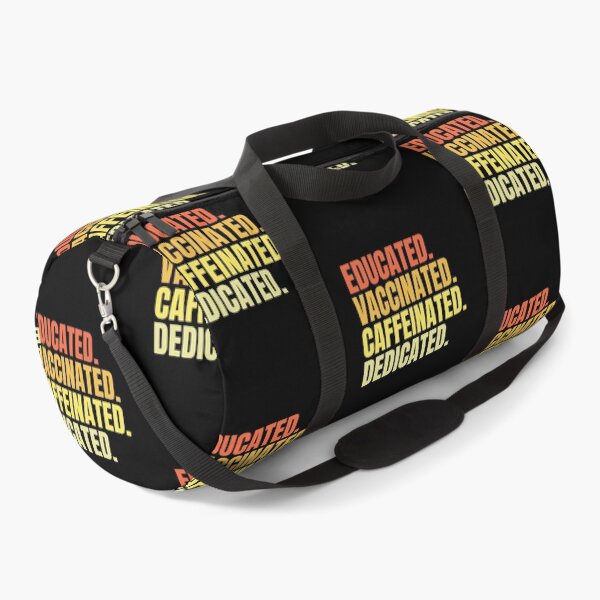 Item preview, Educated Vaccinated Caffeinated Dedicated designed and sold by Rhu Creations.