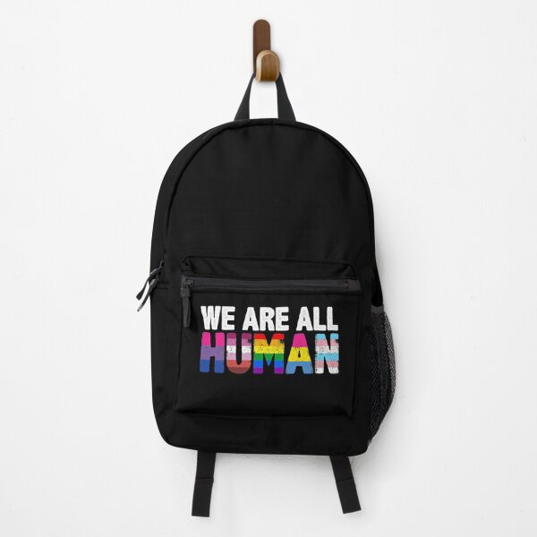 Item preview, We Are All Human LGBT Rainbow Colors Inspirational Quote Gift designed and sold by alenaz.
