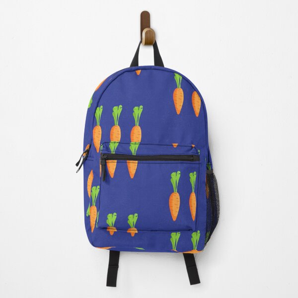 Item preview, Easter carrots. Holiday flat illustration on the navy background designed and sold by Victoria Riabov.