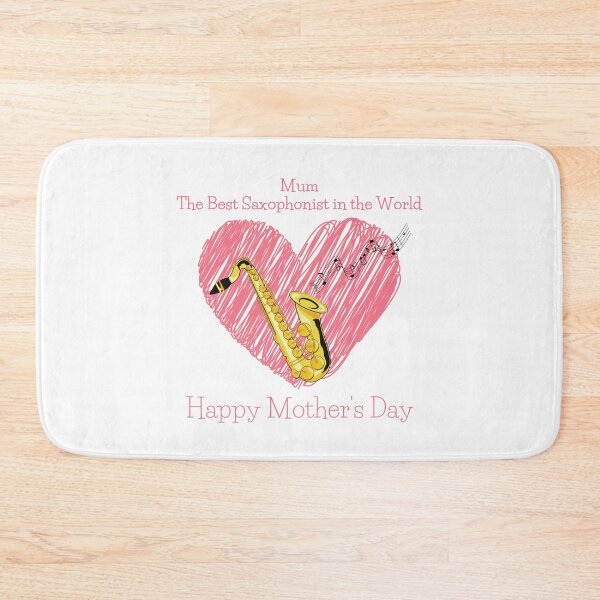 Item preview, Mother's Day - The Best Saxophonist in the World! - Pink Heart designed and sold by glide-products.